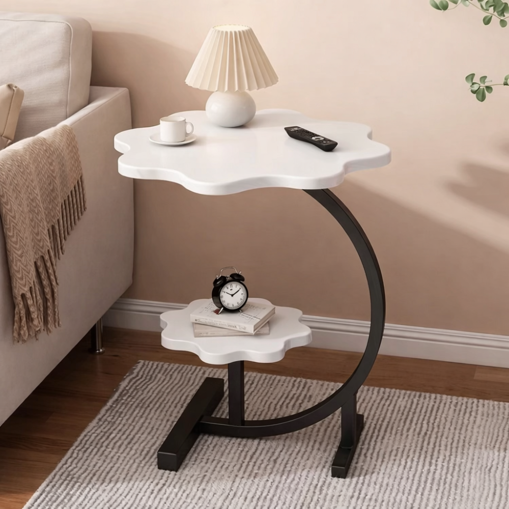 Multi-Purpose Wooden Bedside and Sofa Side Table