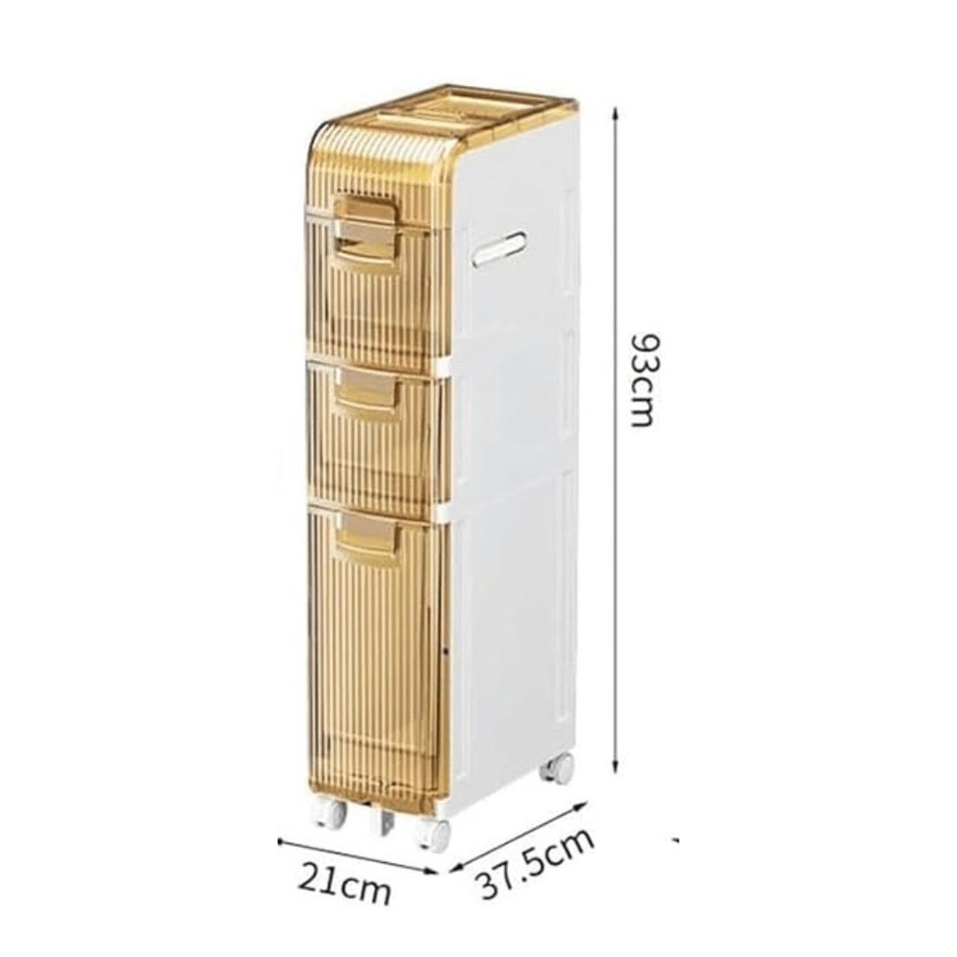 Multipurpose Plastic Bathroom Storage Cabinet