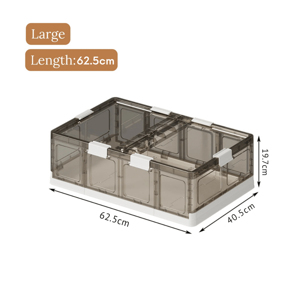 Stackable Multi-Use Plastic Underbed Organizer Box with Roller Wheels