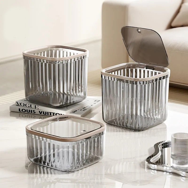 Multi-Purpose Compact Storage Box with Lid