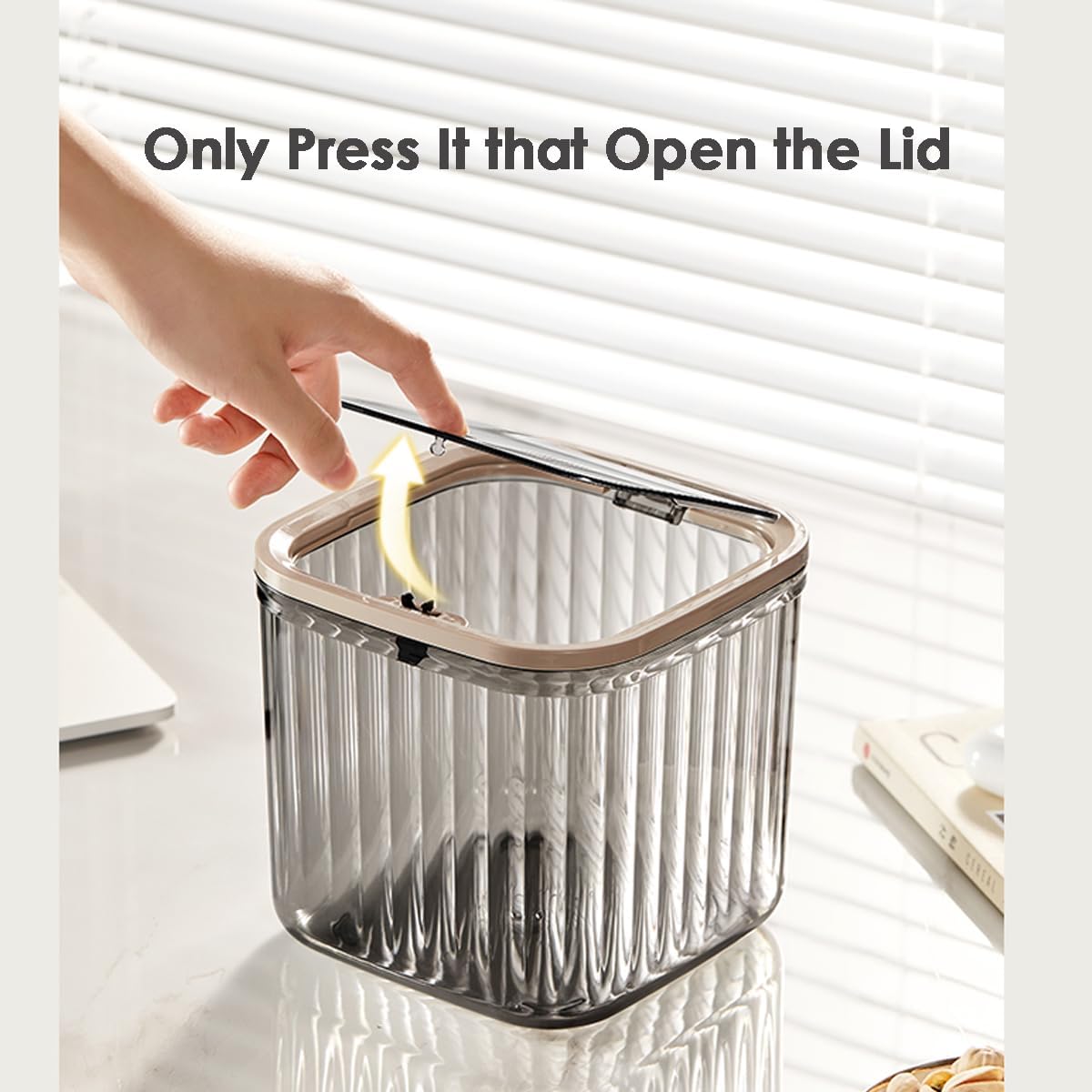 Multi-Purpose Compact Storage Box with Lid