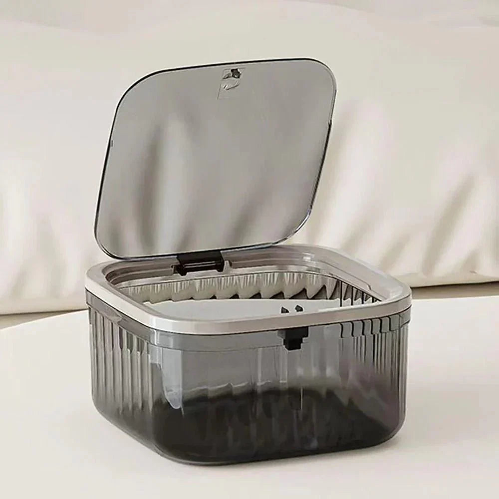 Multi-Purpose Compact Storage Box with Lid