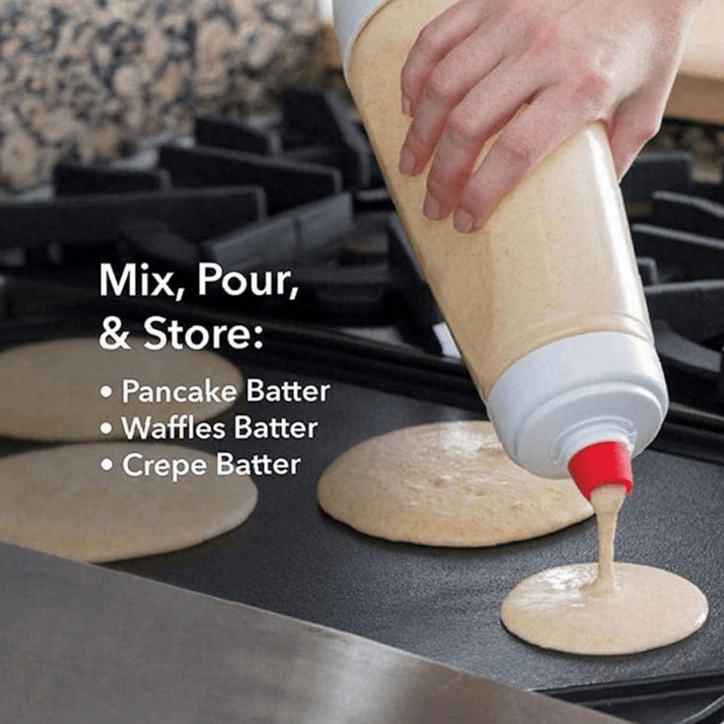 Pancake Batter Mixer and Dispenser Bottle(1000ml)