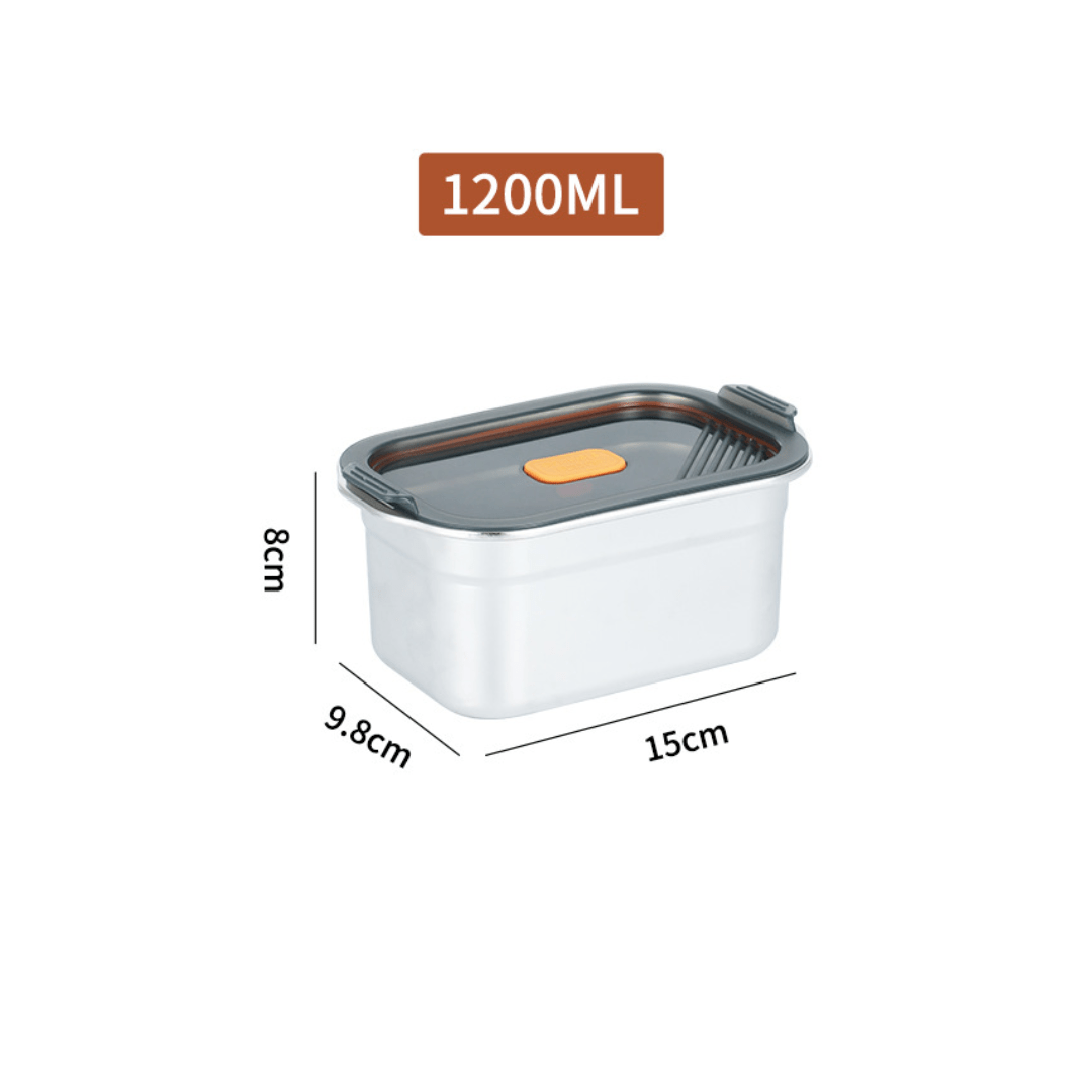 Multifunctional Vacuum-Sealed Stainless Steel Food Storage Container(1200ml)