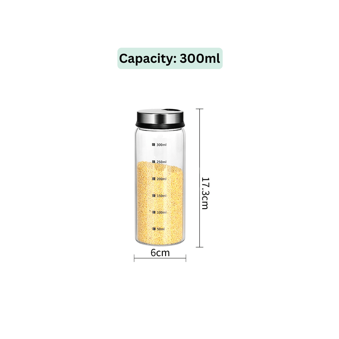 Stainless Steel Multi-Use Storage Dispenser with Adjustable Pours