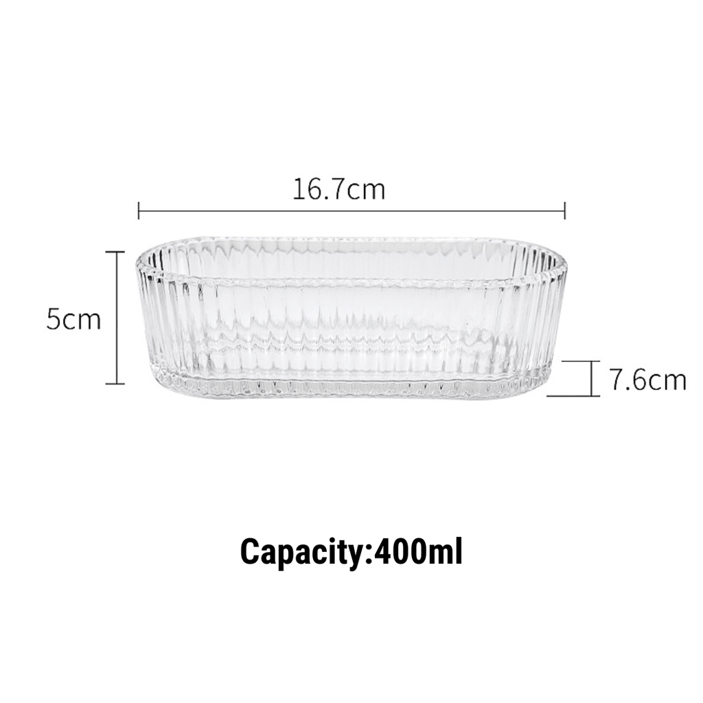 Multifunctional U-Shaped Vertical Stripe Snack Box