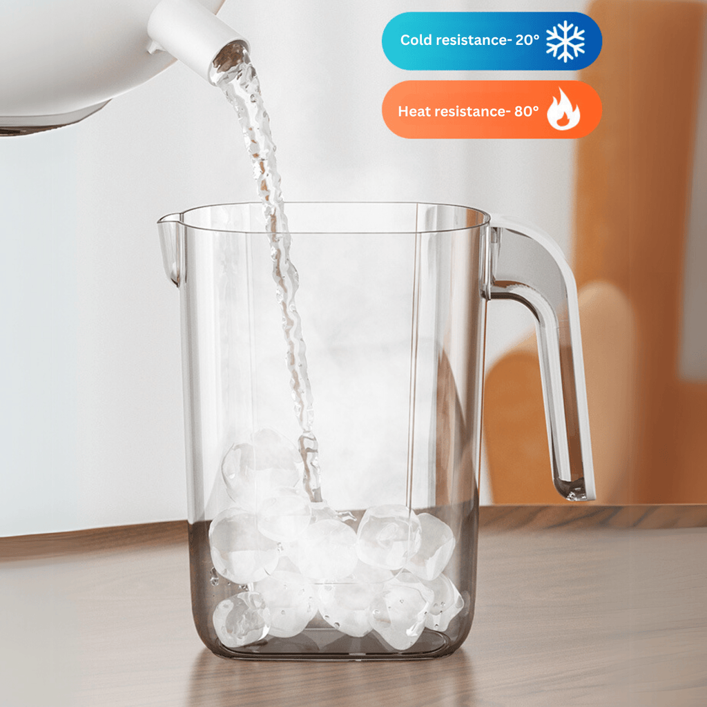 Multi-Purpose Beverages Kettle Jar with Strainer and 4 Cups (2.6L)