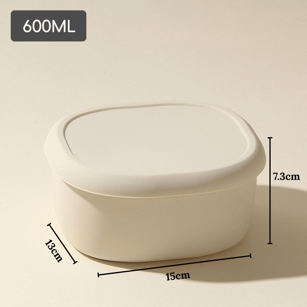 Multi-Use Silicone Food Storage Container with Lid for Daily Storage