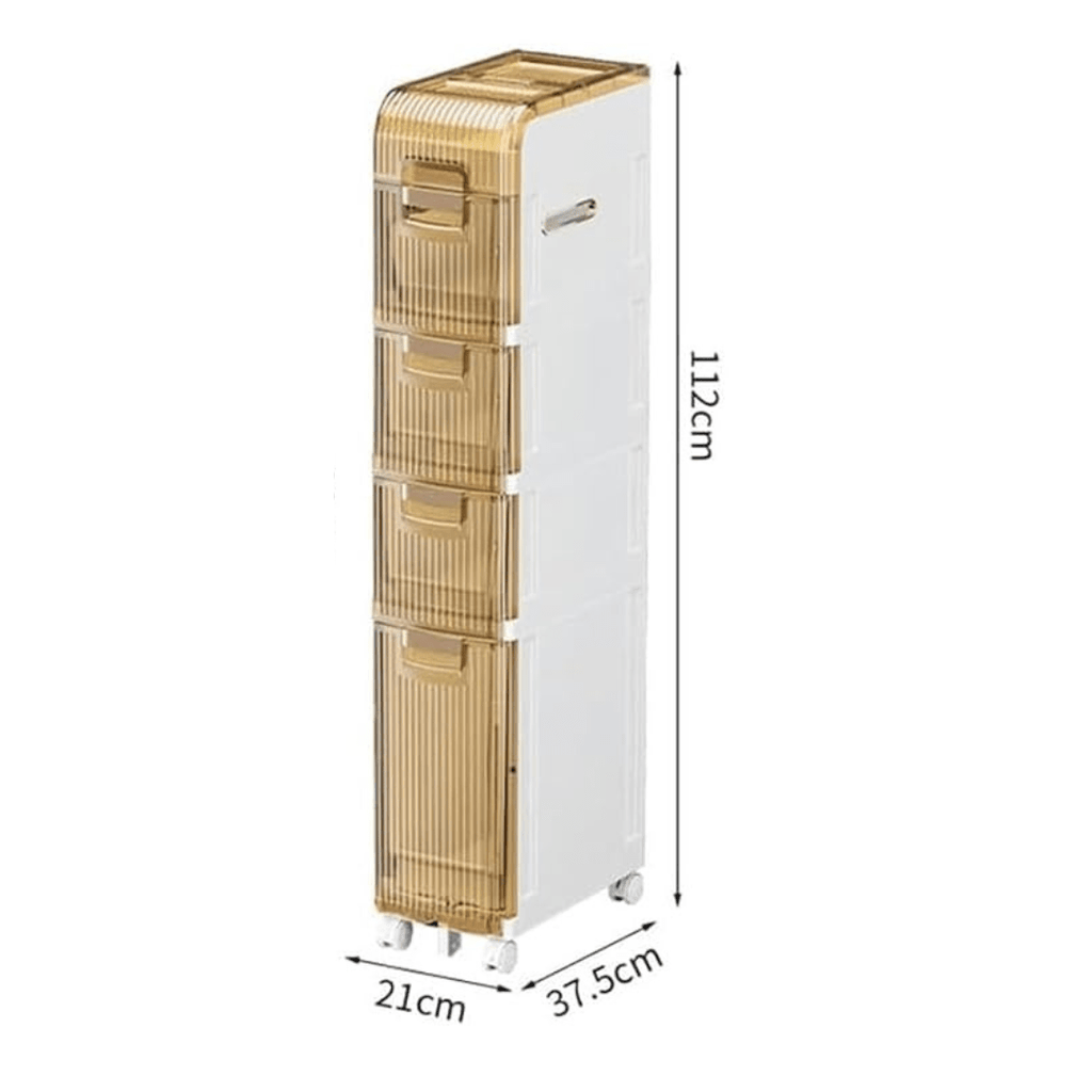 Multipurpose Plastic Bathroom Storage Cabinet