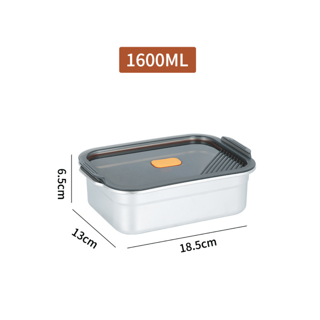 Multifunctional Vacuum-Sealed Stainless Steel Food Storage Container(1600ml)