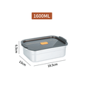 Multifunctional Vacuum-Sealed Stainless Steel Food Storage Container(1600ml)
