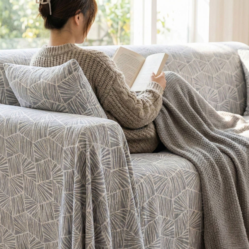 Elegance Chenille Sofa Cover : [EM-SC-37]