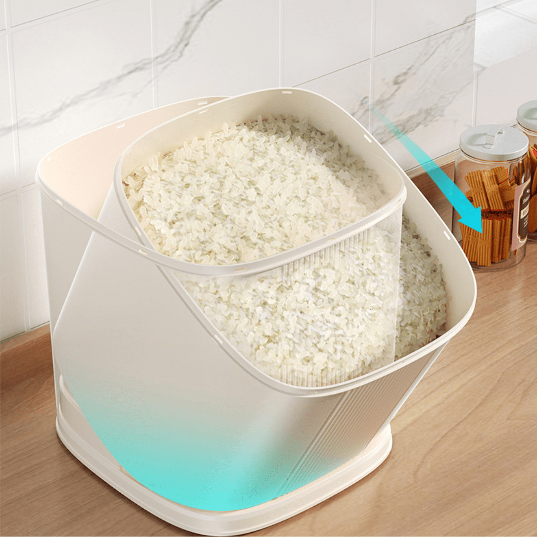 Multifunctional Plastic Moisture Proof Grain Storage Container(6Kg)