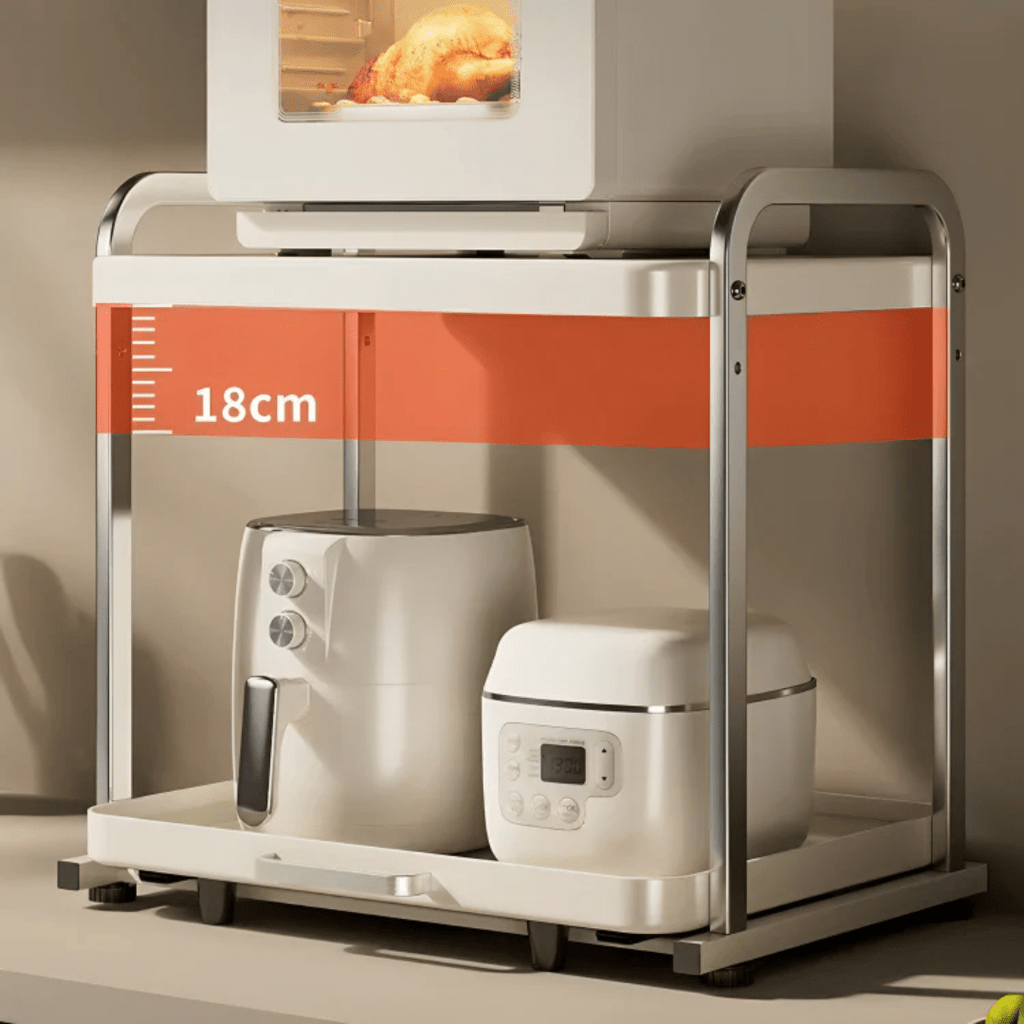 Multifunctional Pull-Out Rack For Kitchen Appliances