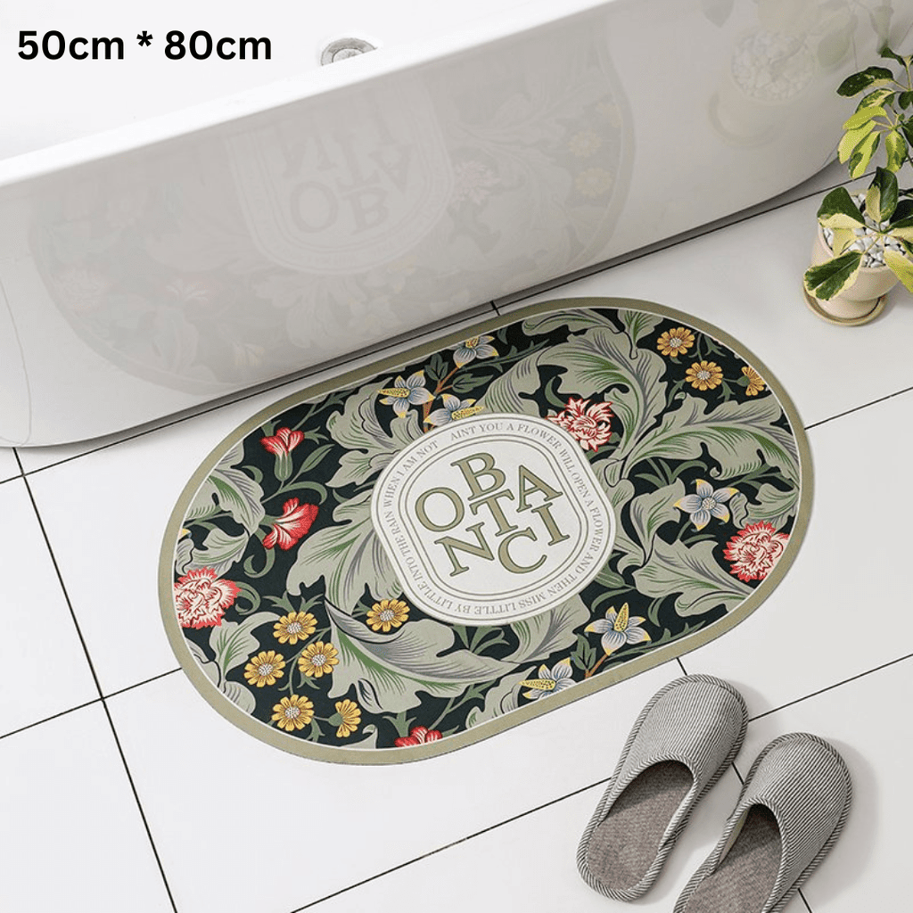 Multipurpose Waterproof Leather Foot Mats (Round Style-2)
