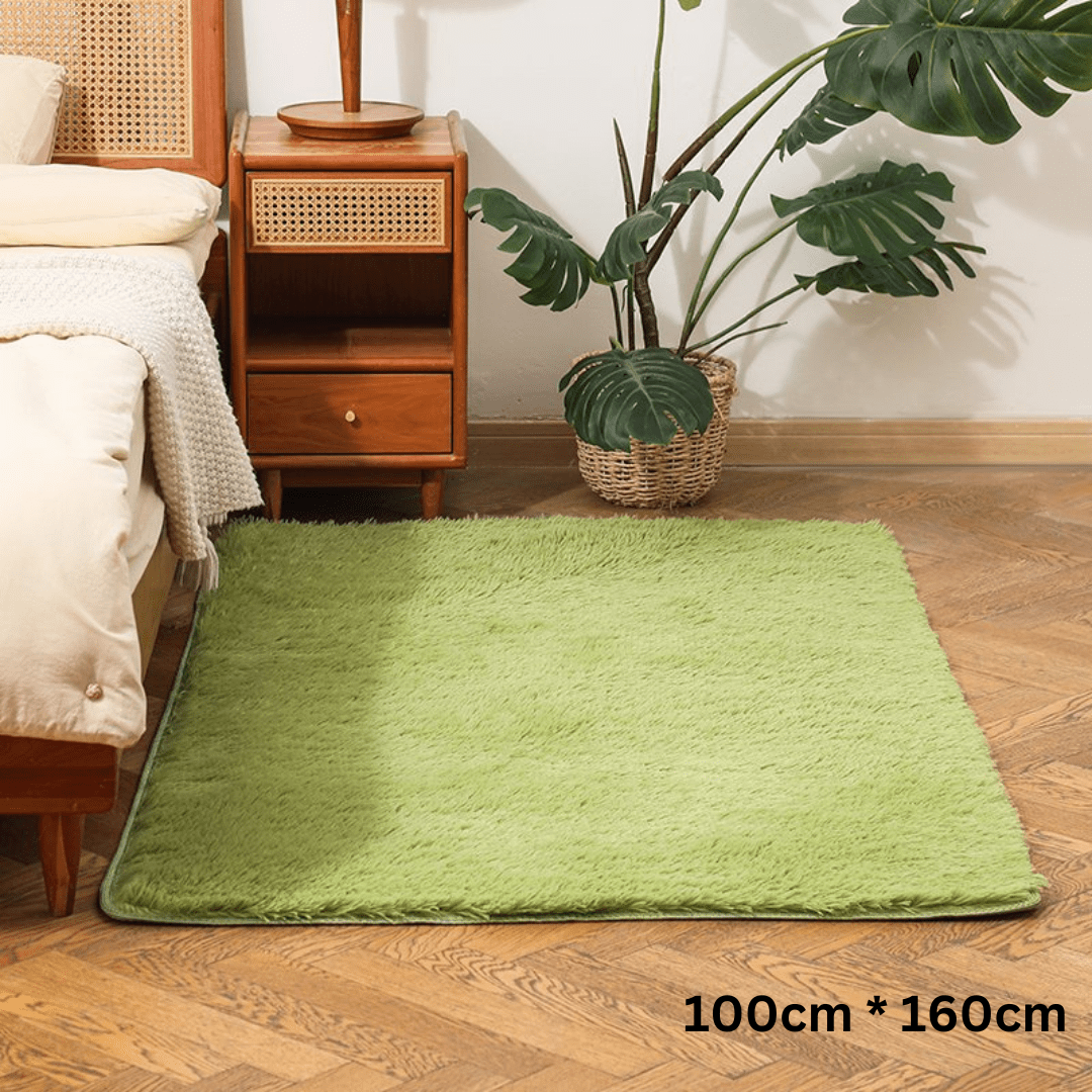 Ultra-Soft Silk Wool Living Room Carpet