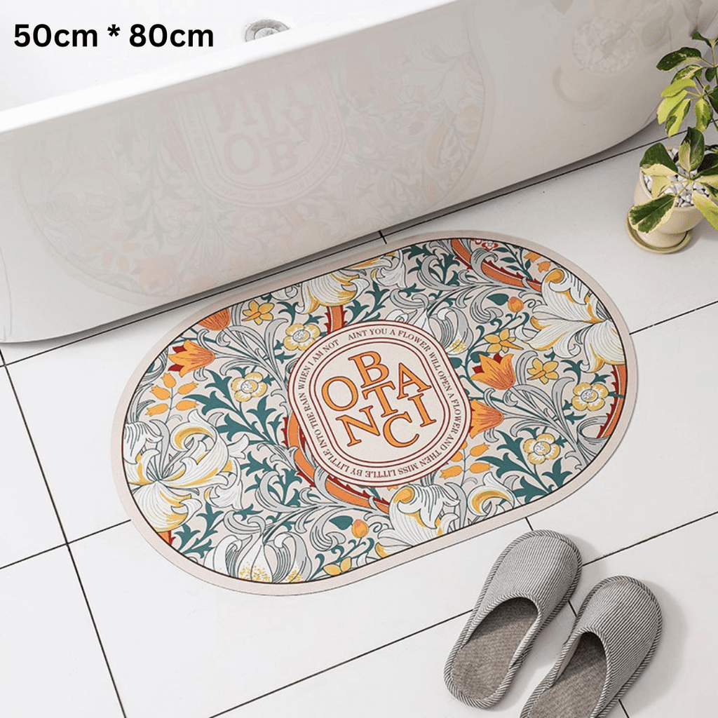 Multipurpose Waterproof Leather Foot Mats (Round Style-3)