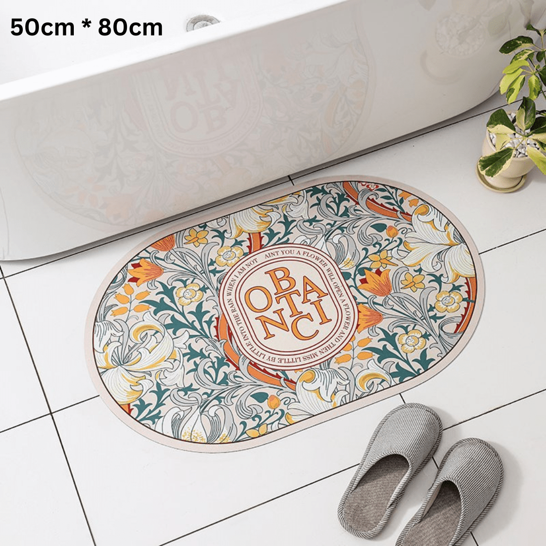 Multipurpose Waterproof Leather Foot Mats (Round Style-3)
