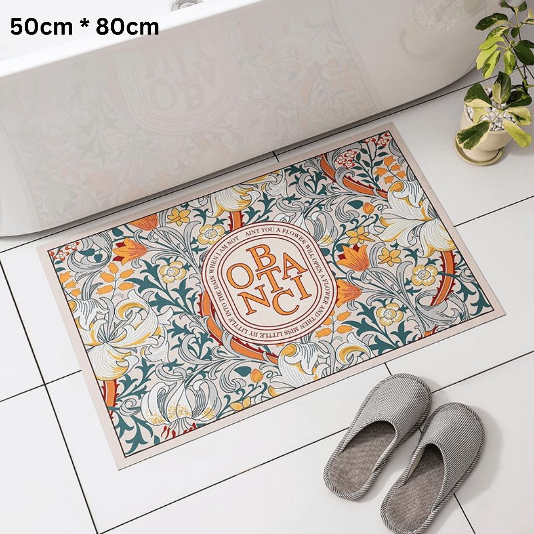 Multipurpose Waterproof Leather Foot Mats (Rectangular Style-3)
