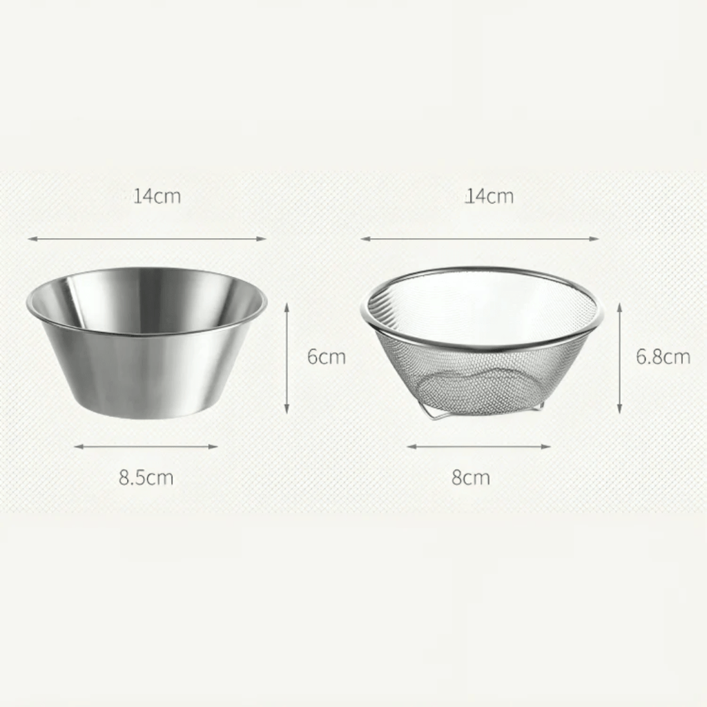 Multi-Purpose Stainless Steel Drain Basket & Strainer