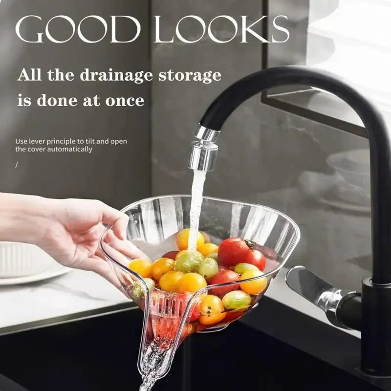 Kitchen Sink Drain Basket Funnel