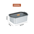 Multifunctional Vacuum-Sealed Stainless Steel Food Storage Container(2000ml)