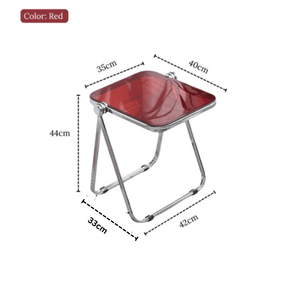 Multipurpose Transparent Folding Acrylic Table