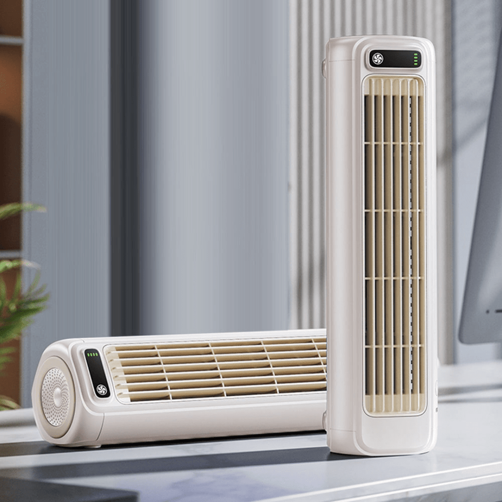 Magnetic Suspension Wall-Mount & Standing Fan with Quiet Cooling