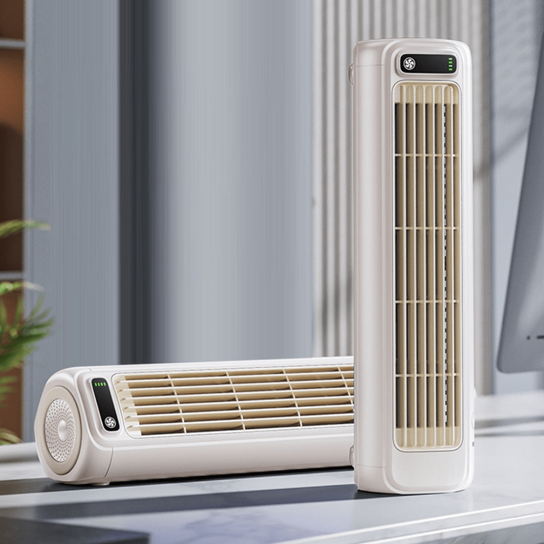 Magnetic Suspension Wall-Mount & Standing Fan with Quiet Cooling