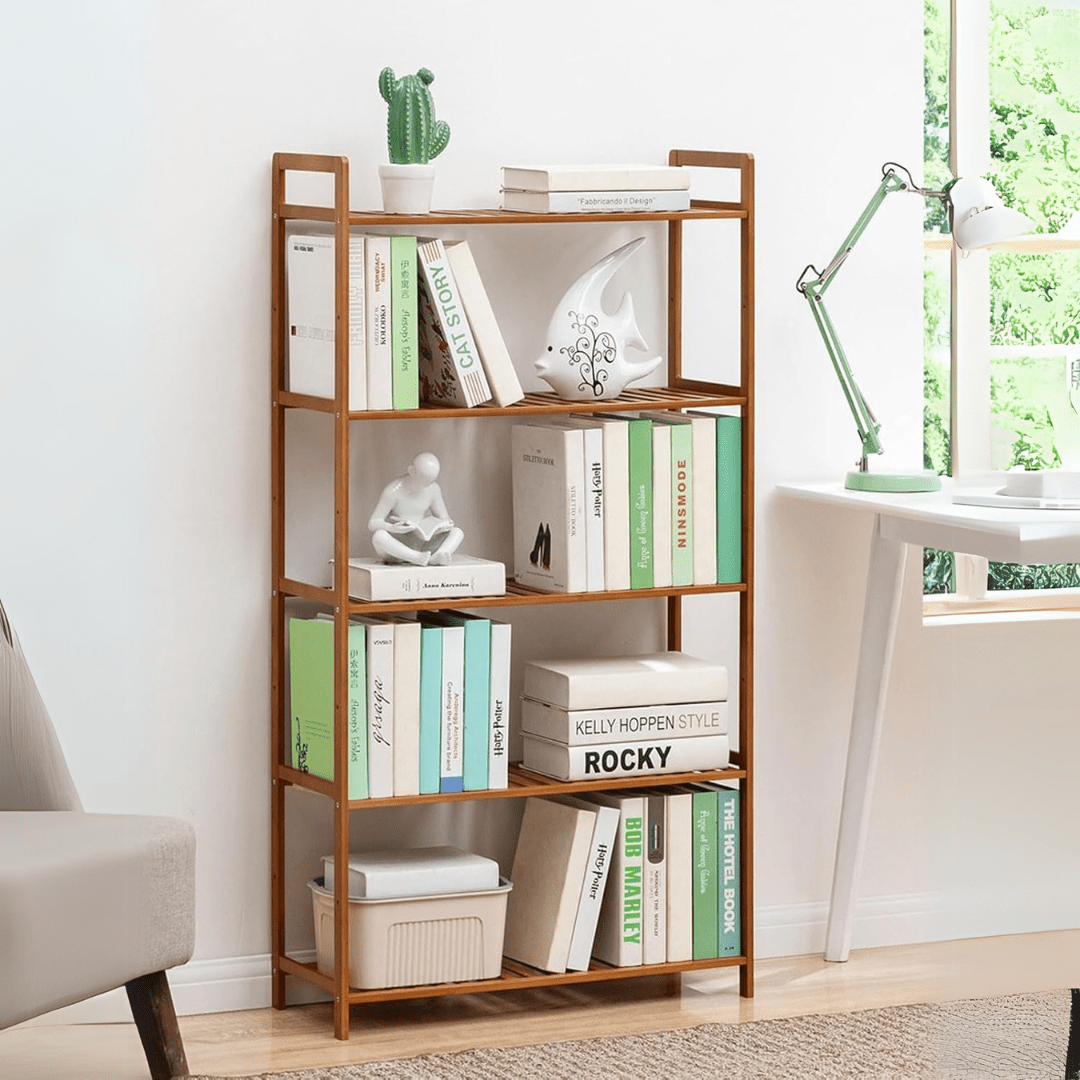 Multi-Purpose Bamboo Wood Floor-Standing Storage Rack (68cm)