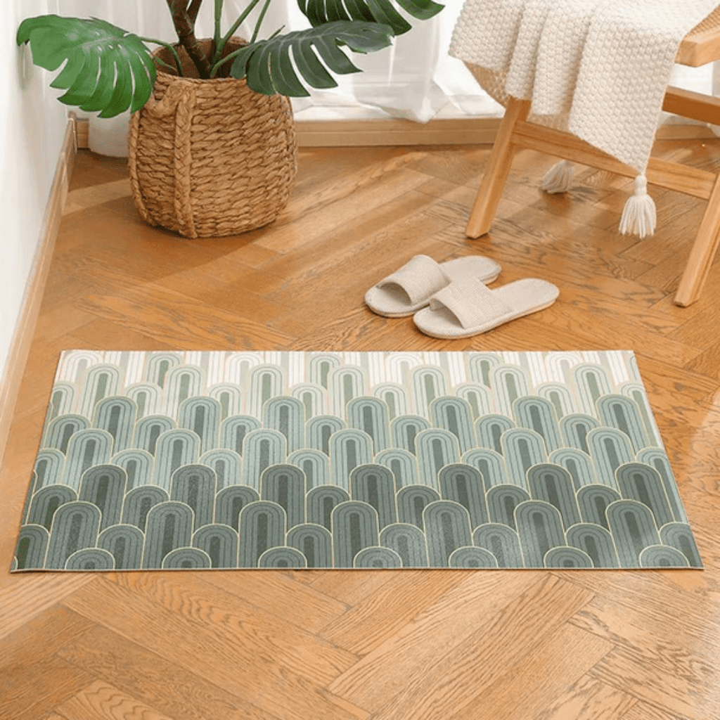 Non-Slip Cuttable Luxury Floor Mats (Green)