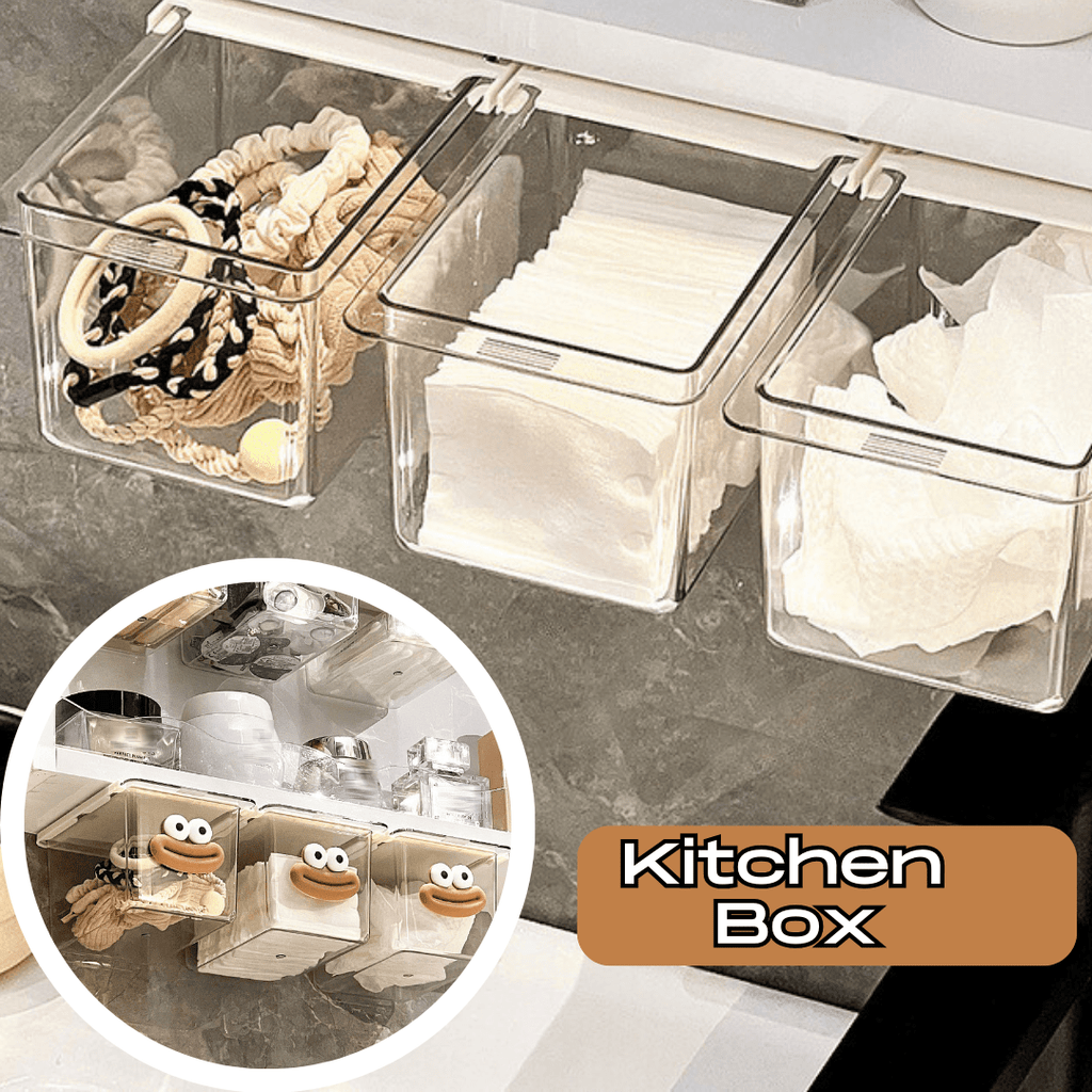 Mirror Cabinet Drawer Storage Box