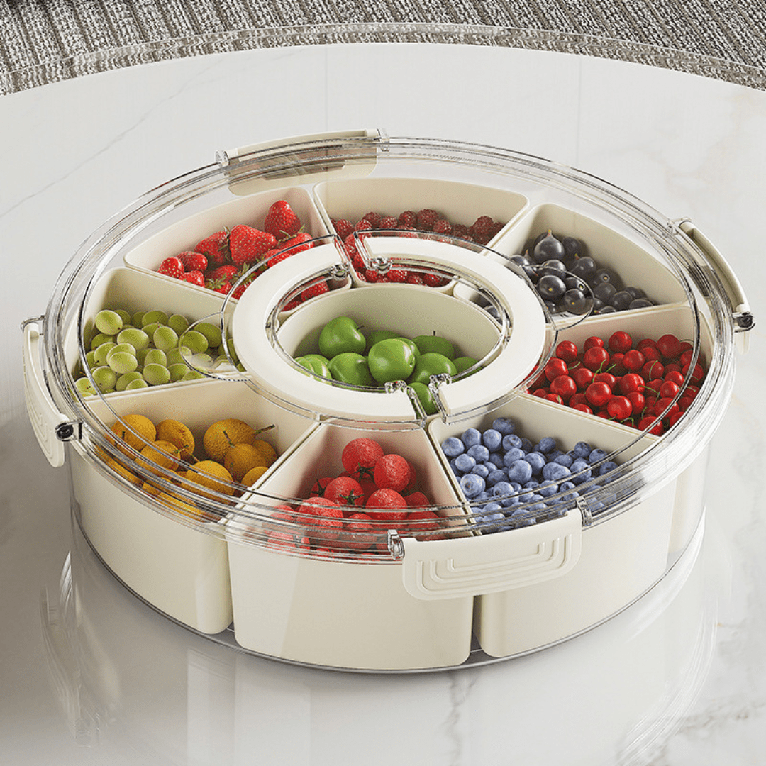 Multi-Purpose Plastic Food Storage Container with Lid