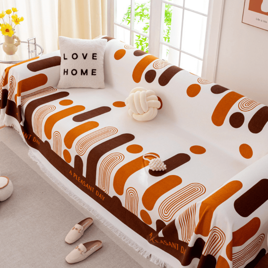 Elegance Chenille Sofa Cover :[EM-SC-05]