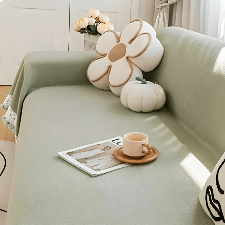 Green Elegance Elegance Chenille Sofa Cover