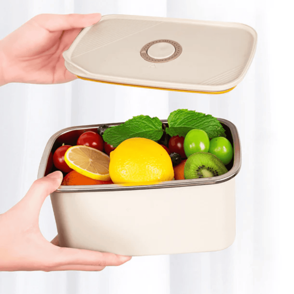 Multi-Functional Stainless Steel Food Storage Container with Leakproof Lid (1400ml)
