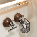 Punch-Free Wood Grain Suction Cup Wall Hook