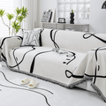 Elegance Chenille Sofa Cover : [EM-SC-21] (Black)