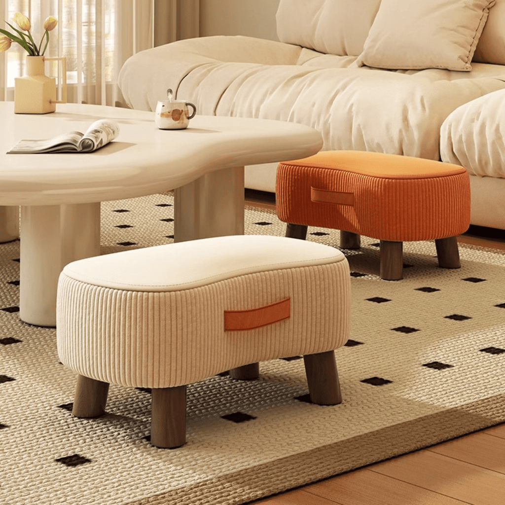 Multi-Purpose Comfortable Solid Wood Sofa Stool(40cm)