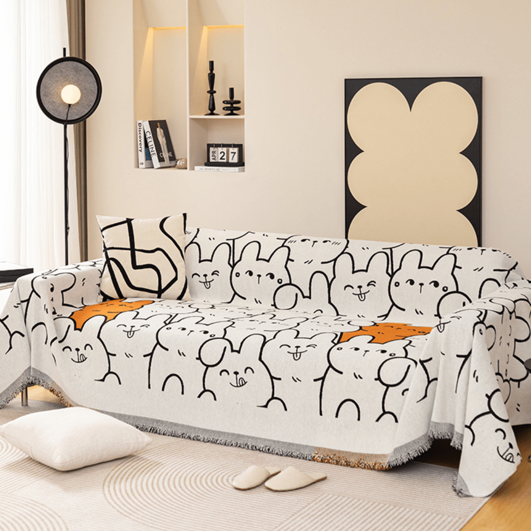 Elegance Chenille Sofa Cover : [EM-SC-18] (Style-1)