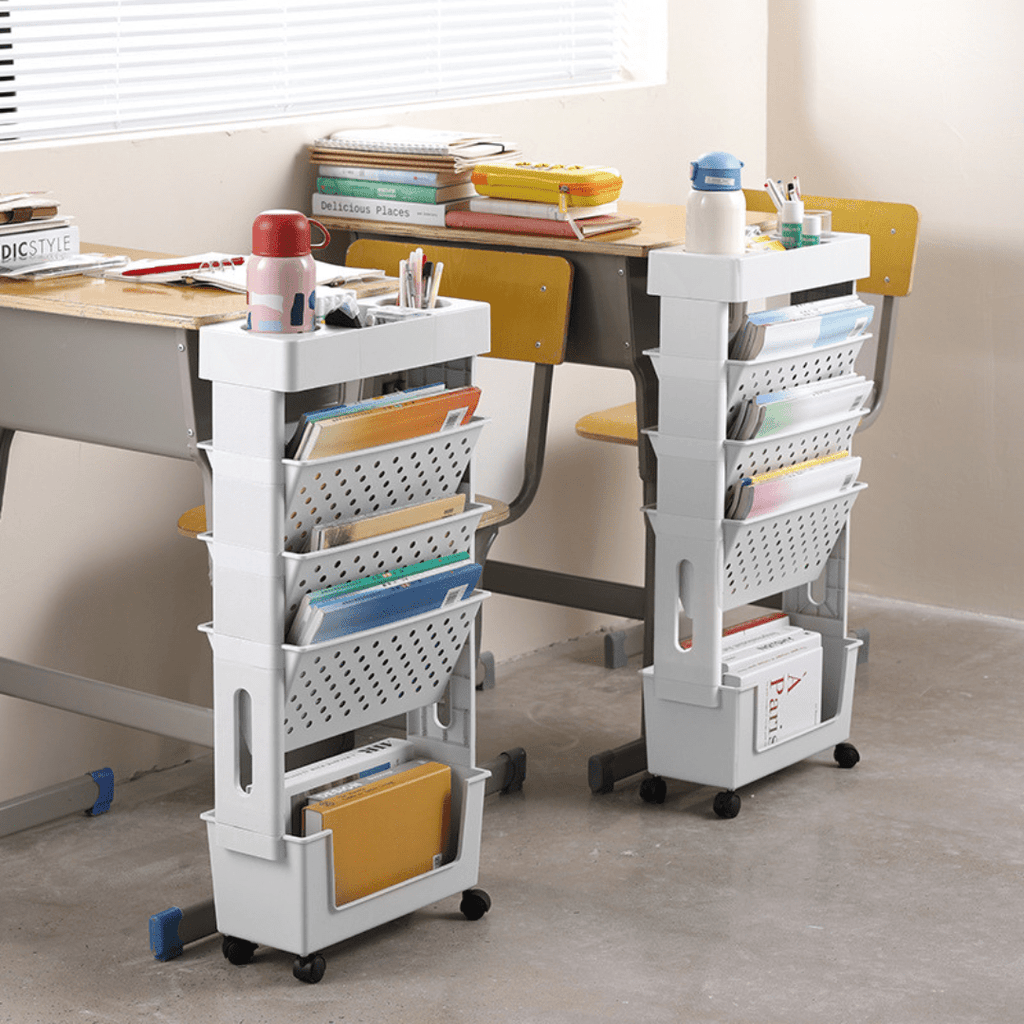 Multi-Purpose Space-Saving Dual Access Book & Stationery Organizer(78cm)