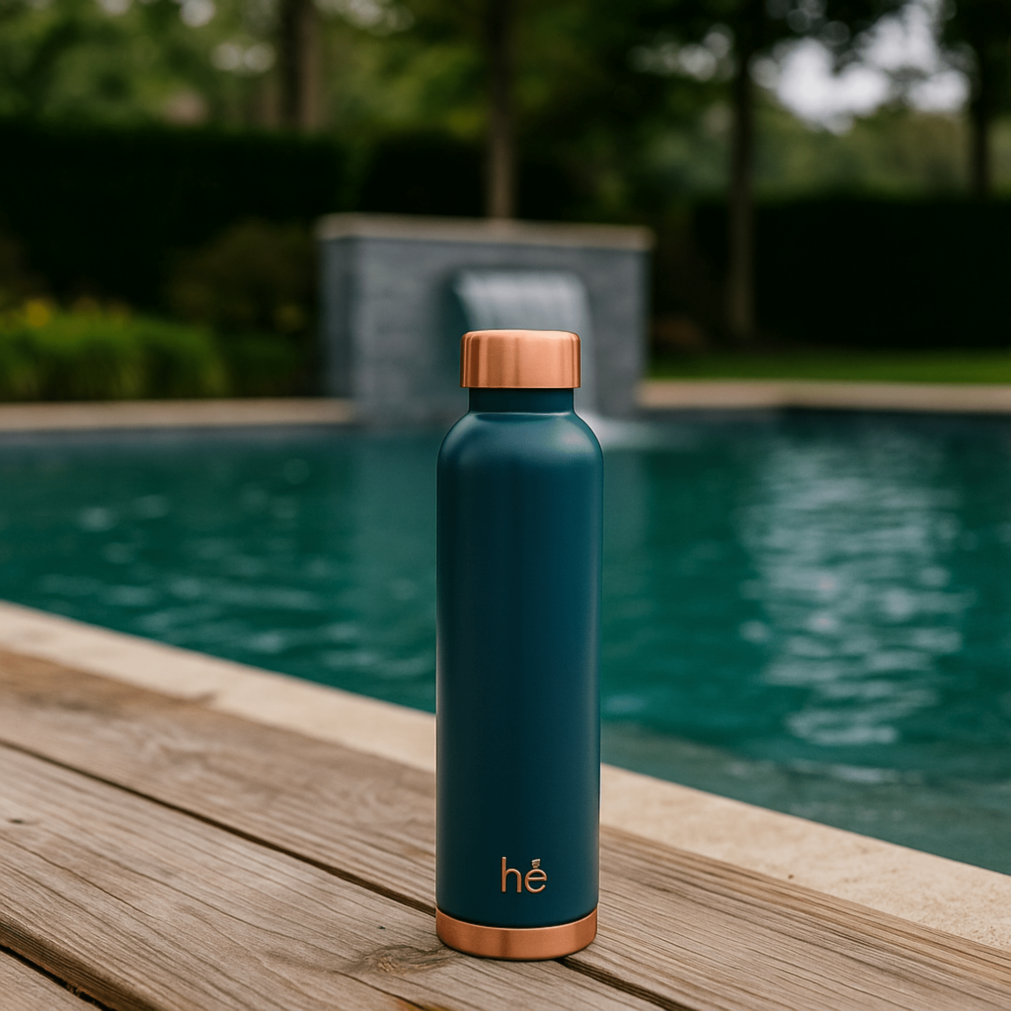 Leak-Proof Pure Copper Water Bottle (1Litre)