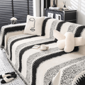 Elegance Chenille Sofa Cover :[EM-SC-10] (Black)