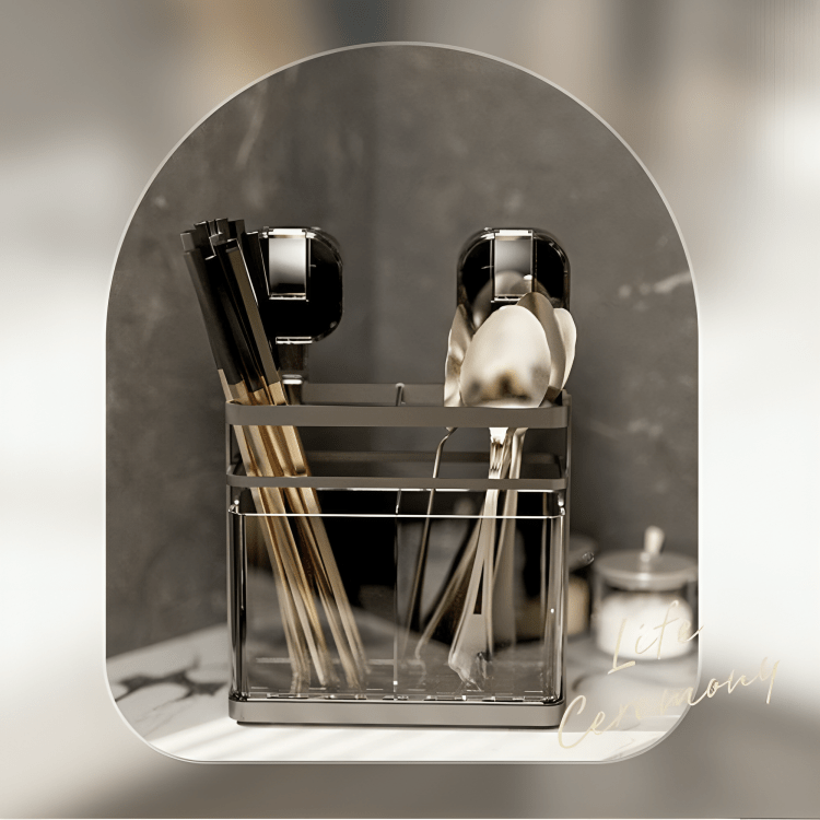 Multi-Purpose Suction Grip Spoon Organizer