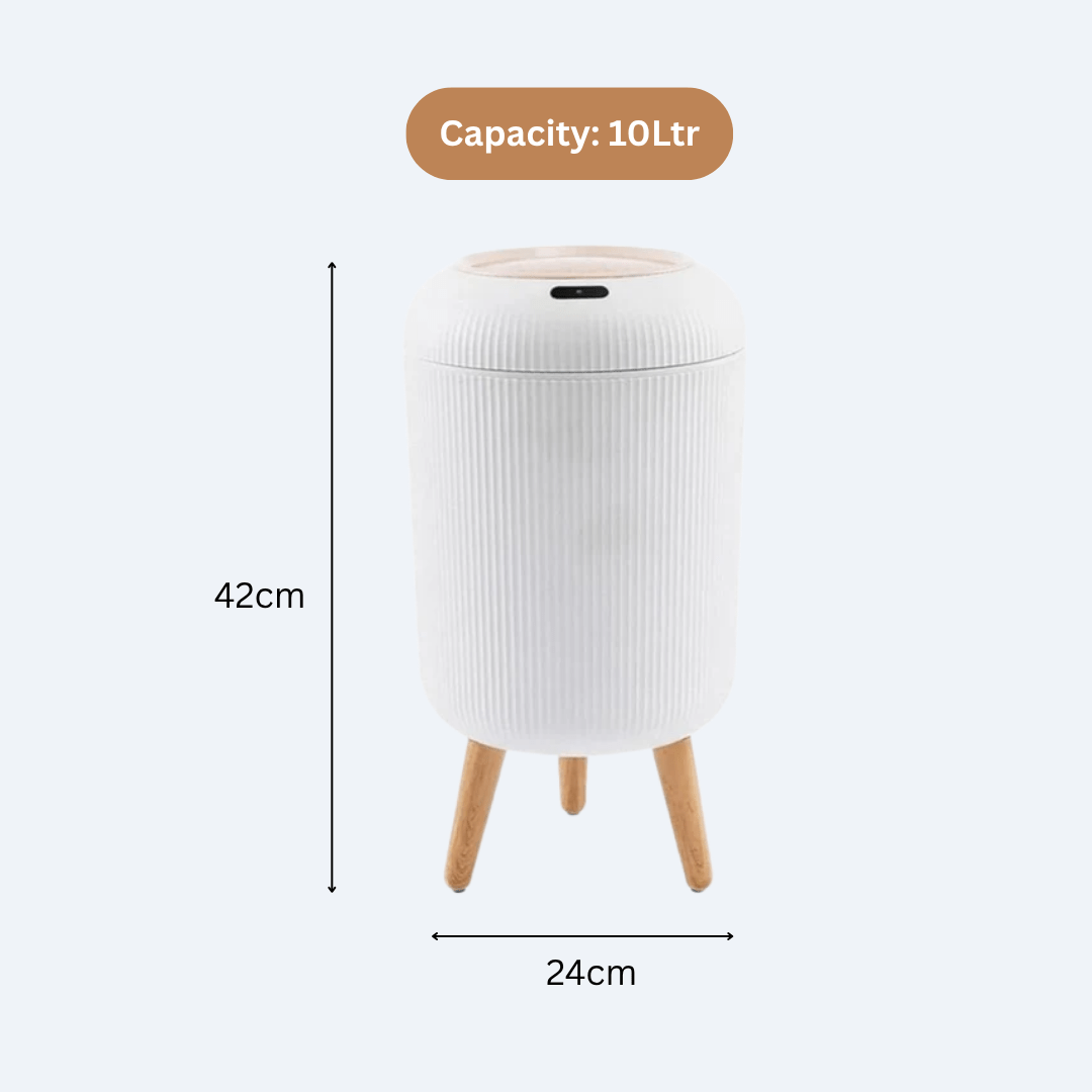 Premium Trash Can with Foot for Bedroom & Hall