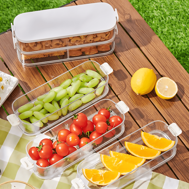 Multi-Layer Sealed Spice Container for Kitchen Storage