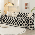 Black Elegance Elegance Chenille Sofa Cover