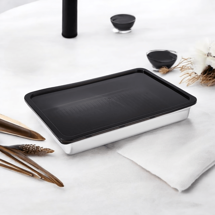 Stainless Steel Food Preservation Box with Dust Free Silicone Lid