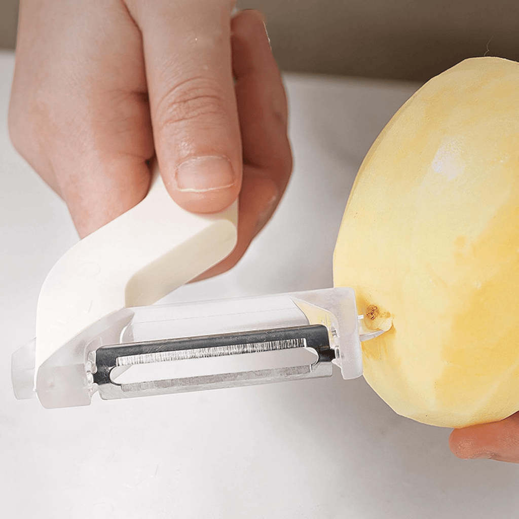 Multi-Functional Stainless Steel Fruit and Vegetable Peeler with Ergonomic Handle