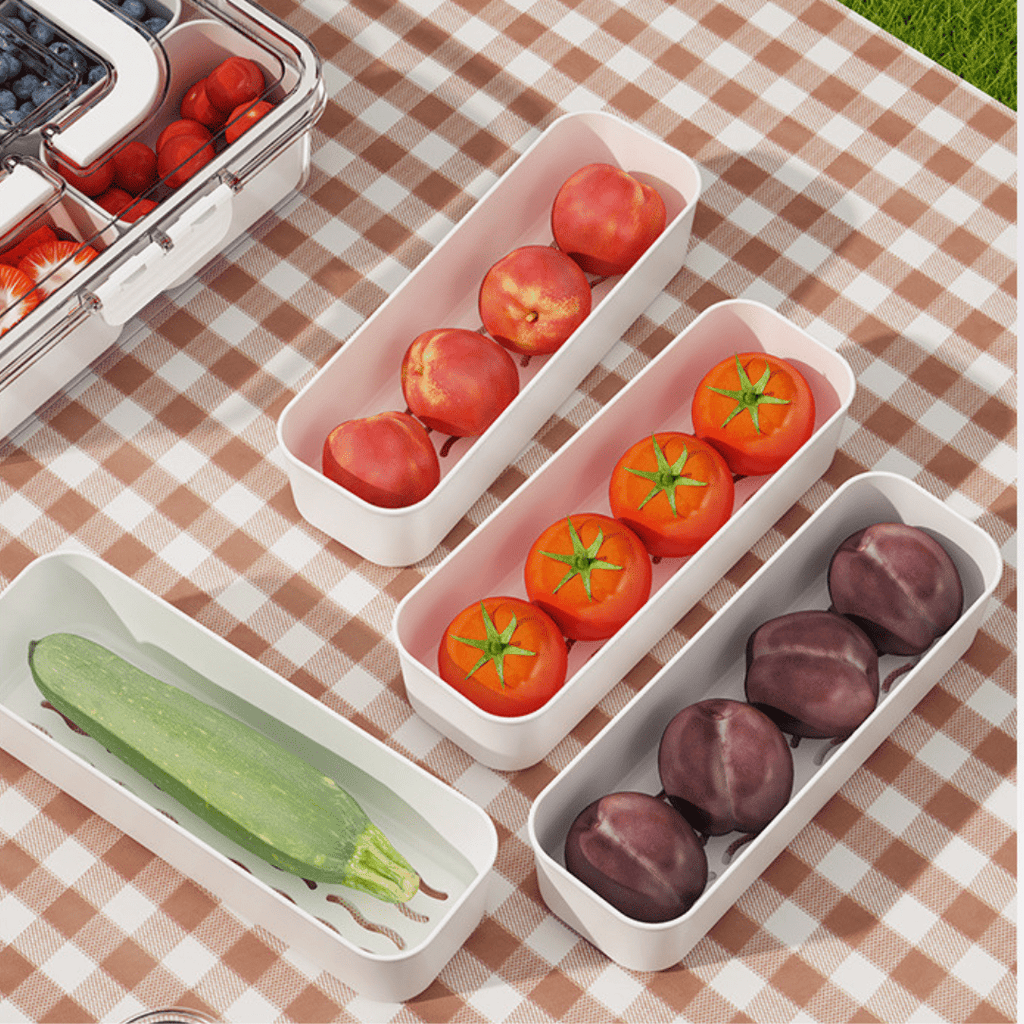 Portable Grid Food Storage Box